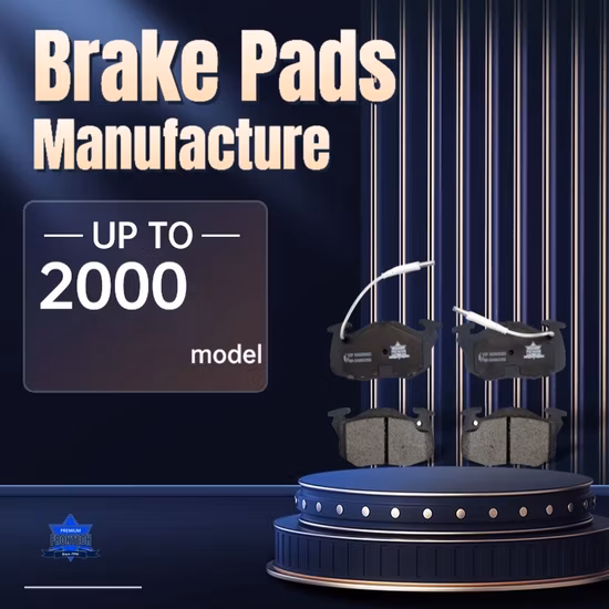 Pièces de châssis plaquette de frein pour Toyota Corolla Beeman A634K /D2183