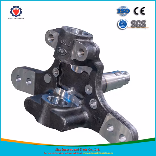 Professionnel OEM/ODM Fonderie ISO9001 Usine de moulage personnalisé haute performance Auto/voiture/camion/pièces de véhicule en alliage de fusée d'essieu/pièces de chariot élévateur en acier inoxydable